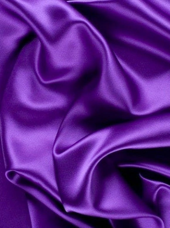 Purple Stretch Satin