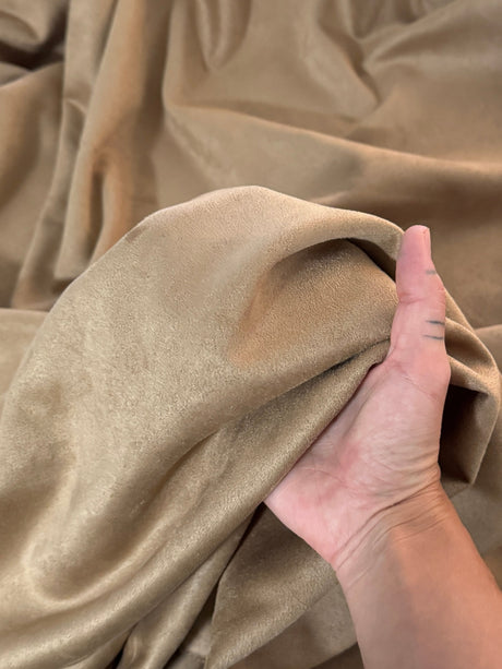 Stretch Techno Suede Khaki