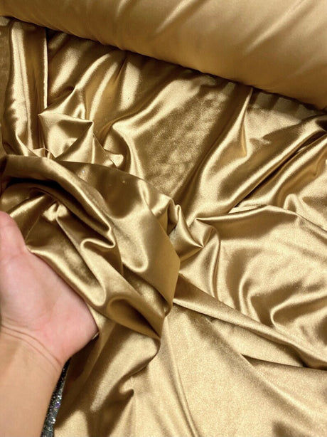 Gold Shiny Nylon Spandex