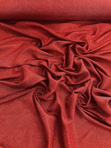 Burgundy Faux Linen