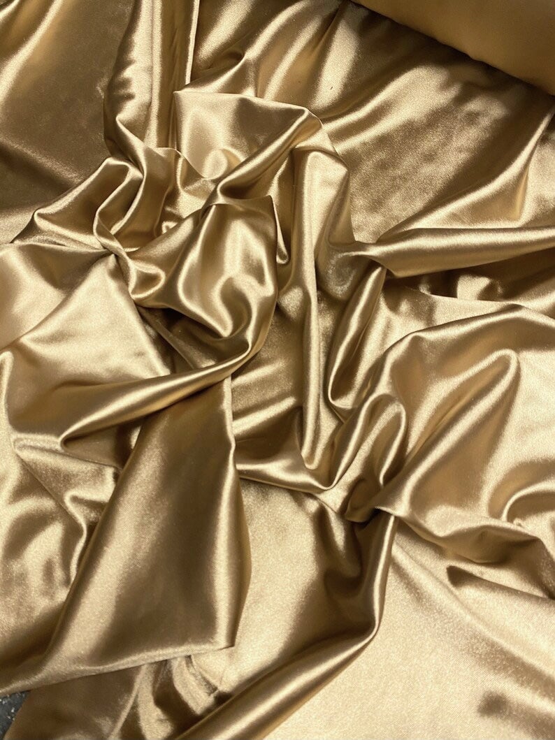Gold Shiny Nylon Spandex