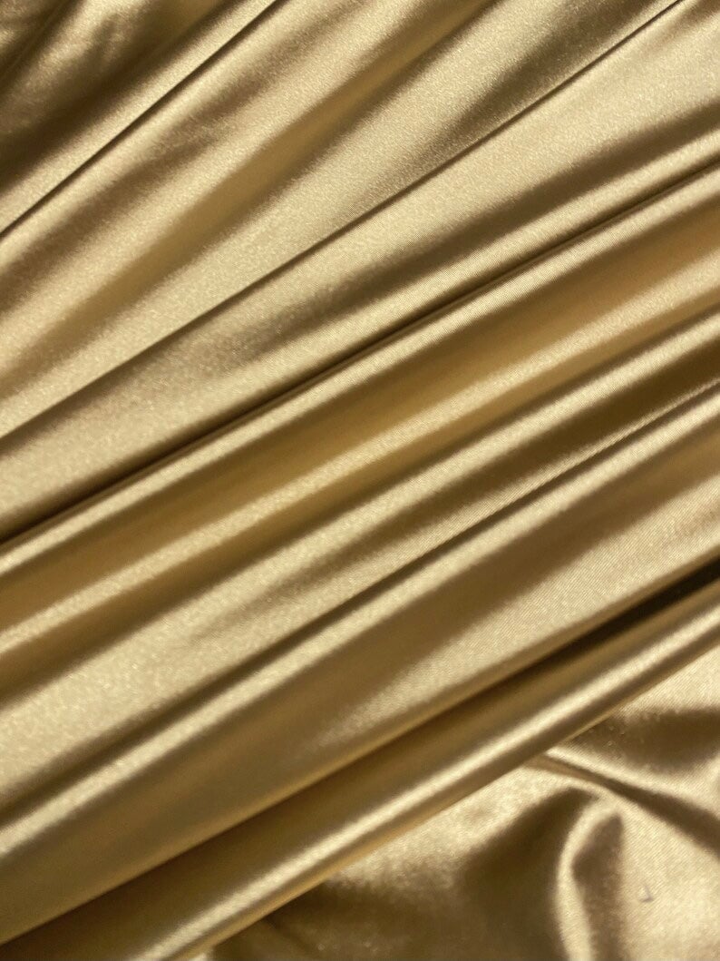 Gold Shiny Nylon Spandex
