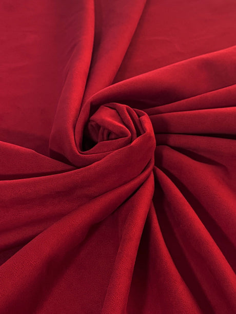 Stretch Techno Suede Red