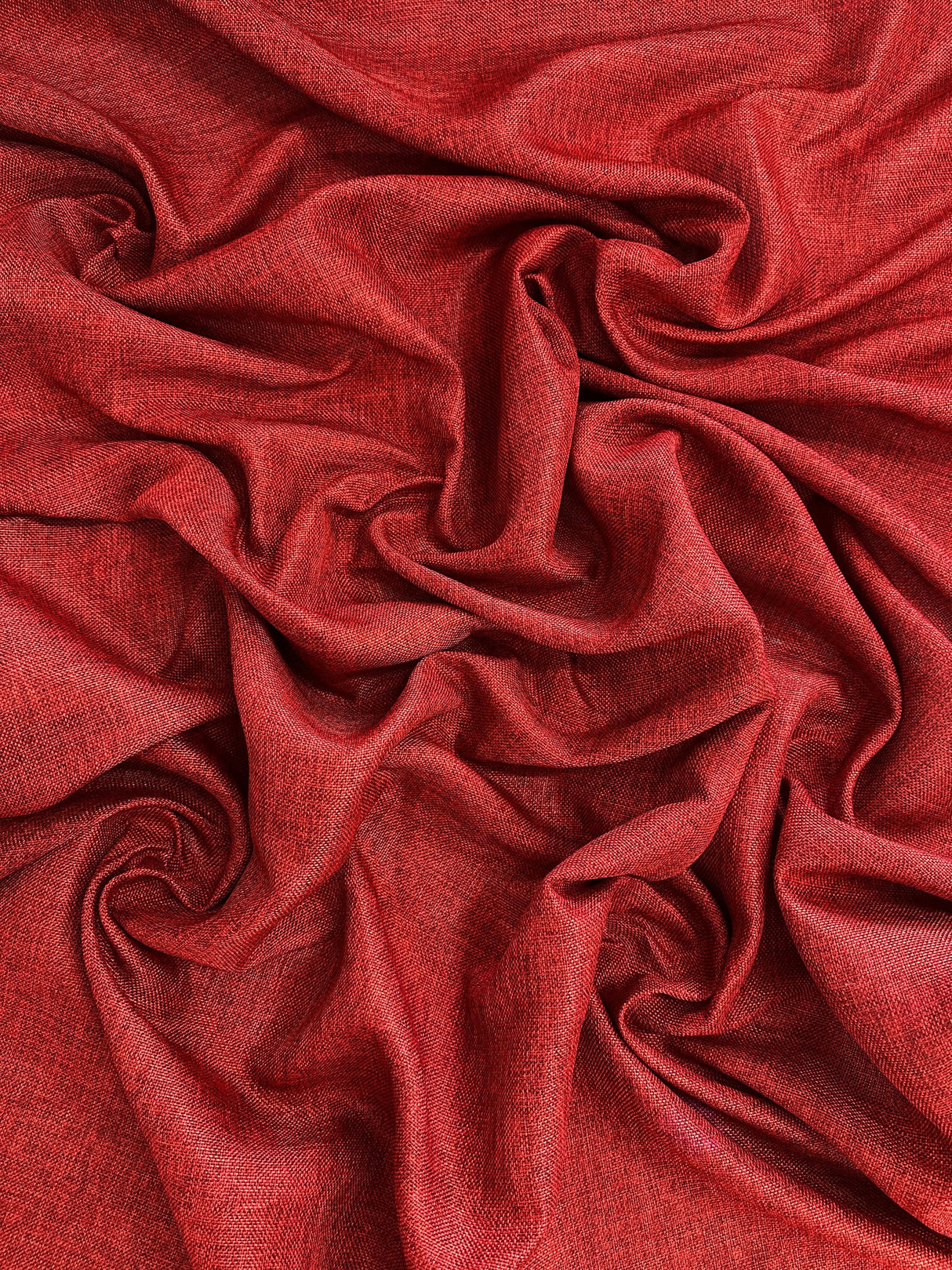 Burgundy Faux Linen