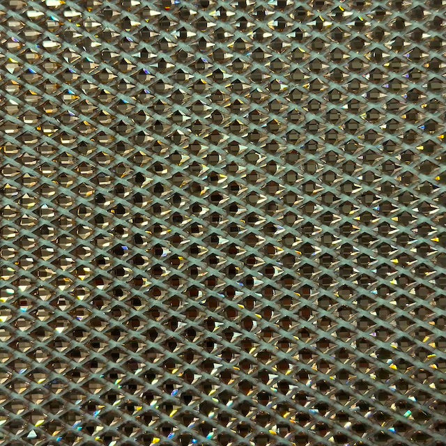 Rhinestone Fishnet Fabric Diamond Gem