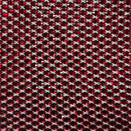 Rhinestone Fishnet Fabric Diamond Gem