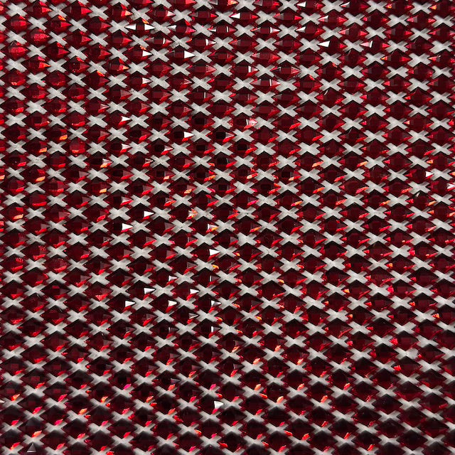 Rhinestone Fishnet Fabric Diamond Gem