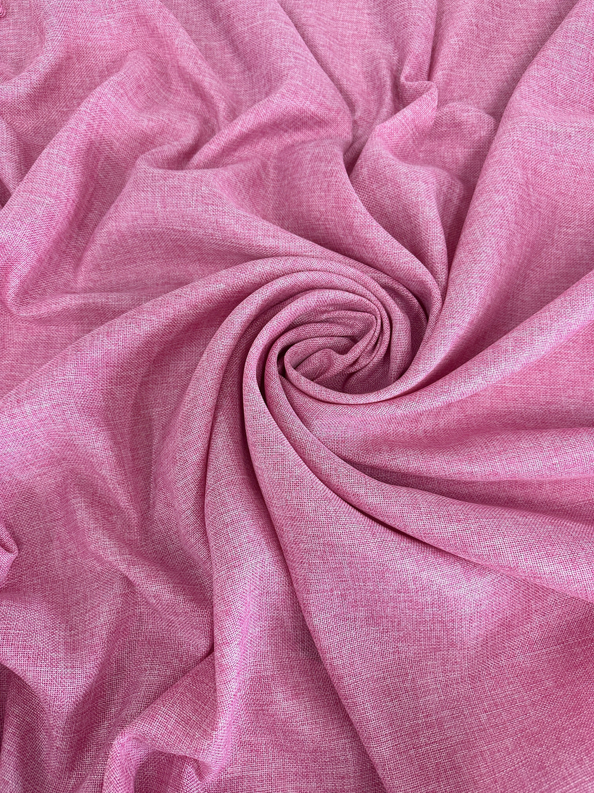 Baby Pink Faux Linen
