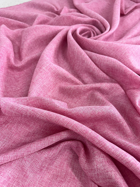 Baby Pink Faux Linen