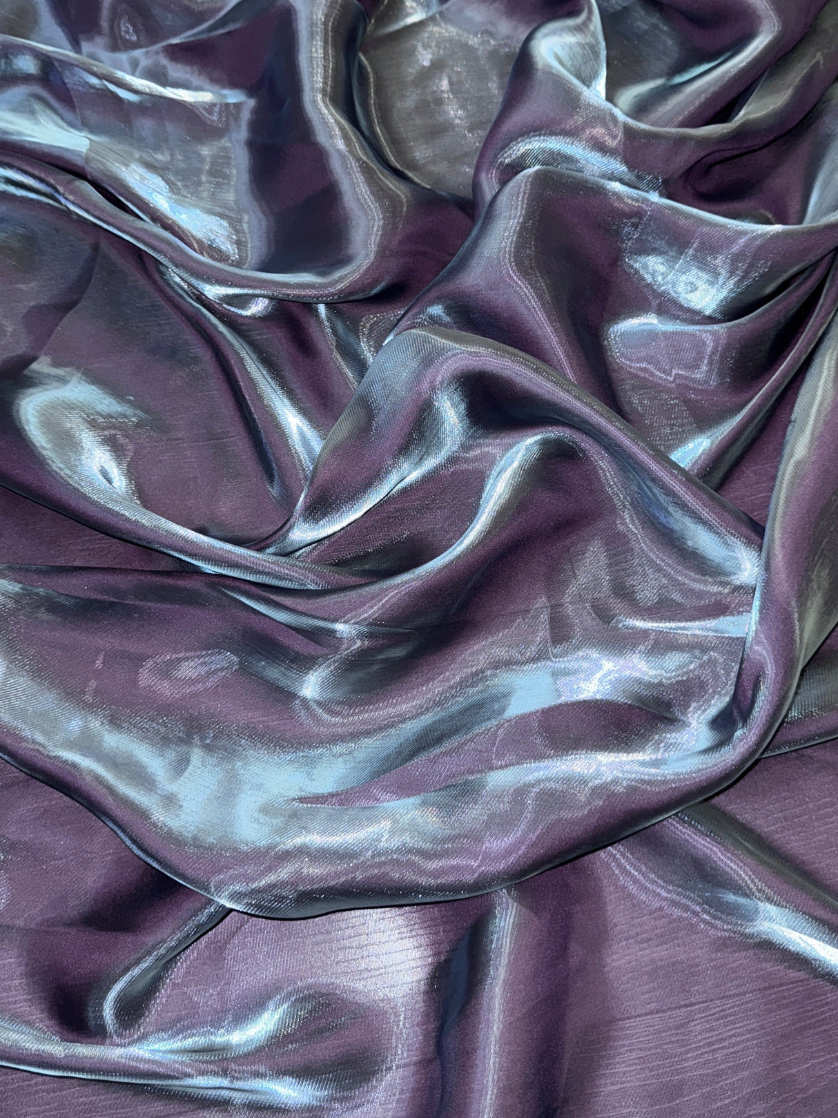 Liquid Shimmery Chiffon Plum