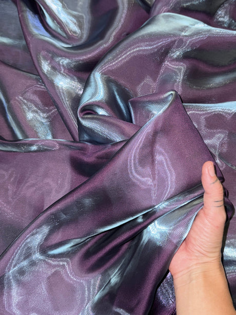 Liquid Shimmery Chiffon Plum