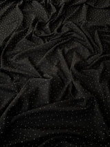 Rhinestone Beaded Knit Black