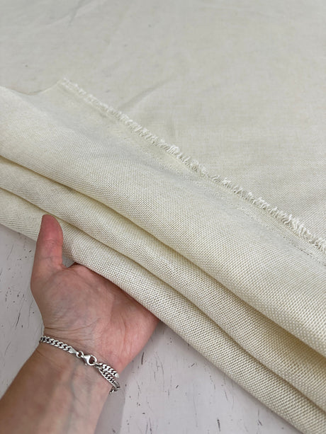 Ivory Faux Linen