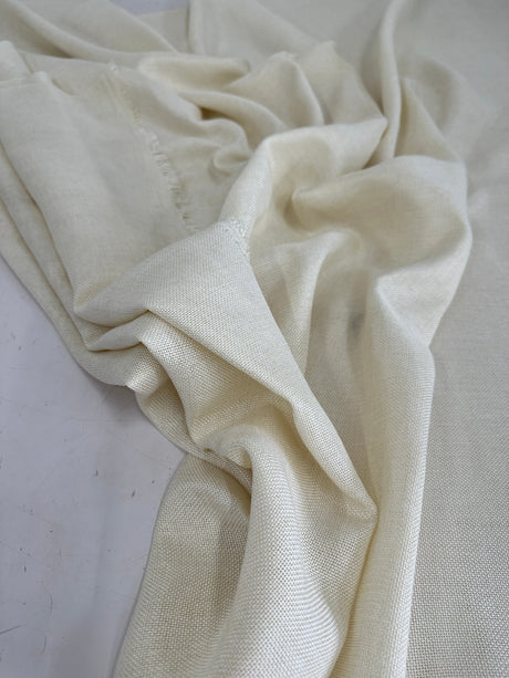 Ivory Faux Linen