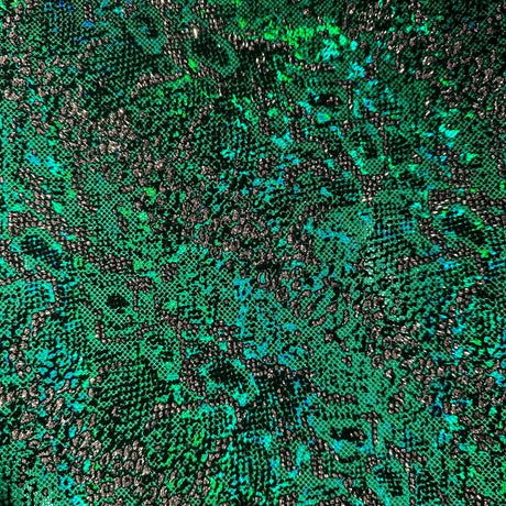 Hologram Snake 4-Way Stretch Nylon Spandex Fabric 60"