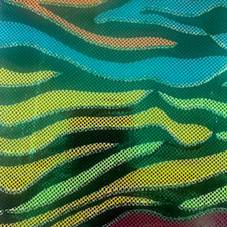 Foil Spandex Fabric 4-Way Stretch Fantastic Fever
