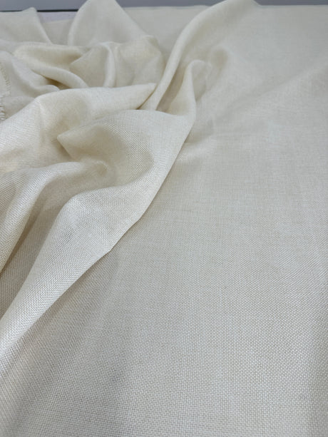 Ivory Faux Linen