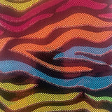 Foil Spandex Fabric 4-Way Stretch Fantastic Fever