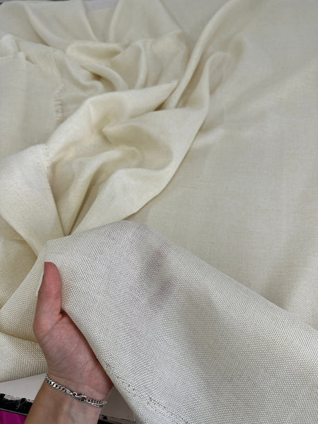 Ivory Faux Linen