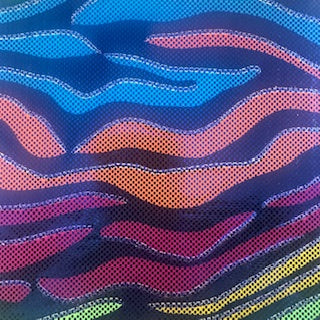 Foil Spandex Fabric 4-Way Stretch Fantastic Fever