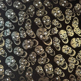 Nylon Spandex Skull Double Foil Stretch Fabric