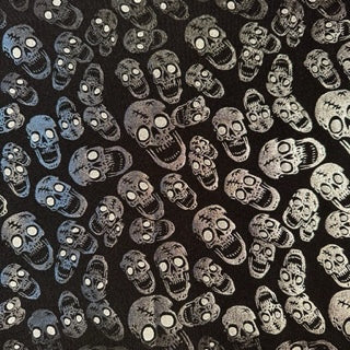 Nylon Spandex Skull Double Foil Stretch Fabric