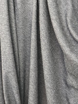 Rhinestone Beaded Knit Gray