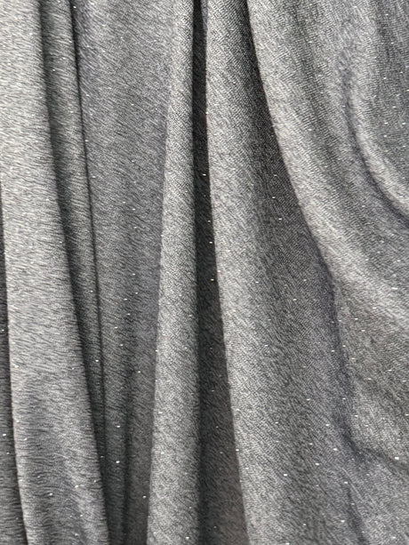 Rhinestone Beaded Knit Gray