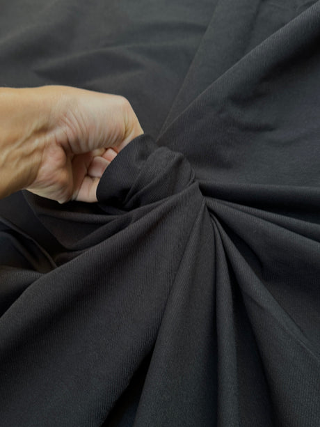 Stretch Twill Black Denim Look
