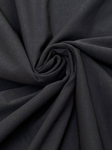 Stretch Twill Black Denim Look