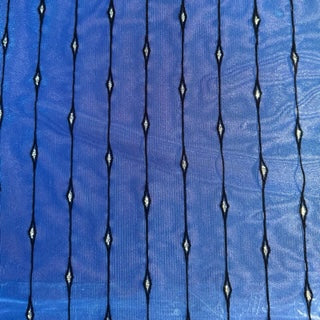 Nylon Spandex Mesh Fabric 4-Way Stretch Glitter