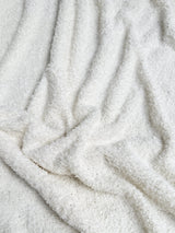 White Terry Cloth Knit