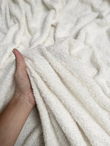 White Terry Cloth Knit