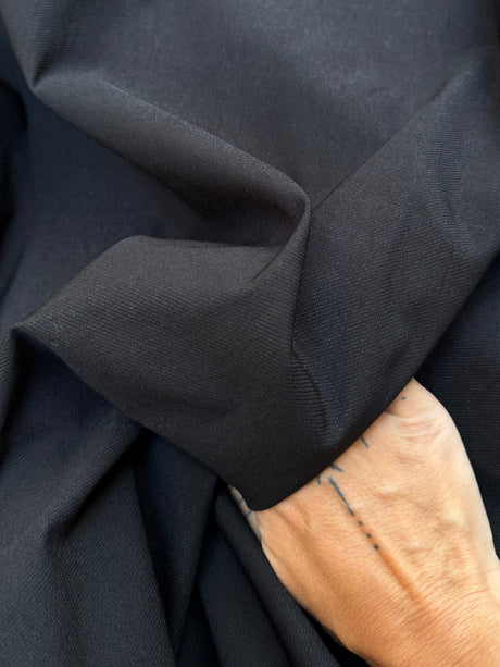 Stretch Twill Black Denim Look
