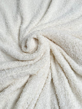 White Terry Cloth Knit