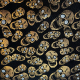 Nylon Spandex Skull Double Foil Stretch Fabric
