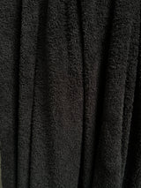 Black Terry Cloth Knit