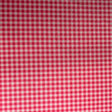 Poly Spandex Mini Barbie Plaid Fabric 60" White Hot Pink