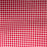 Poly Spandex Mini Barbie Plaid Fabric 60" White Hot Pink