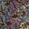 Holographic Lava 4-Way Stretch Spandex Fabric