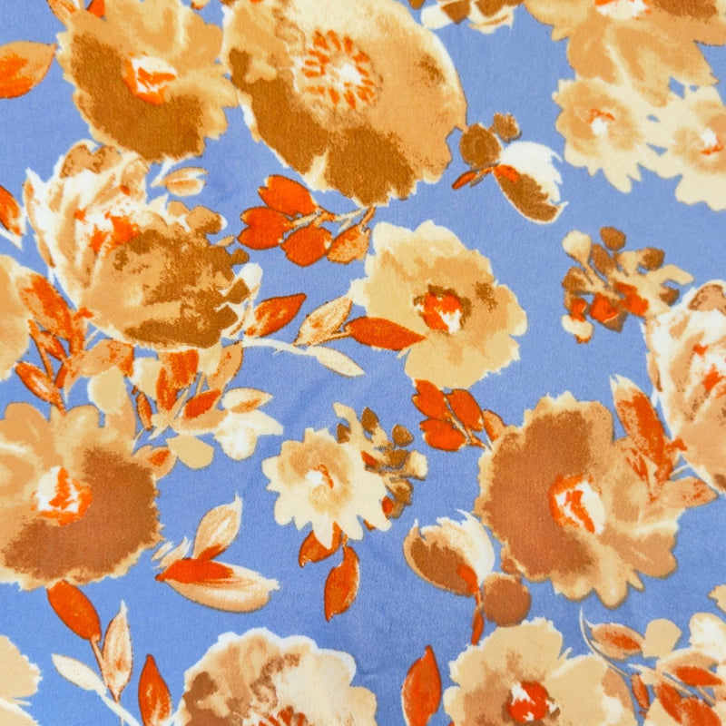 Printed Stretch Satin