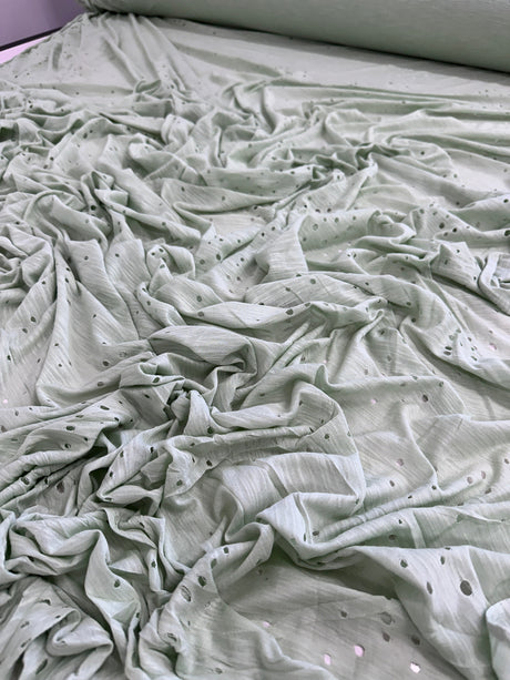 Cotton Rayon Jersey Sage Green