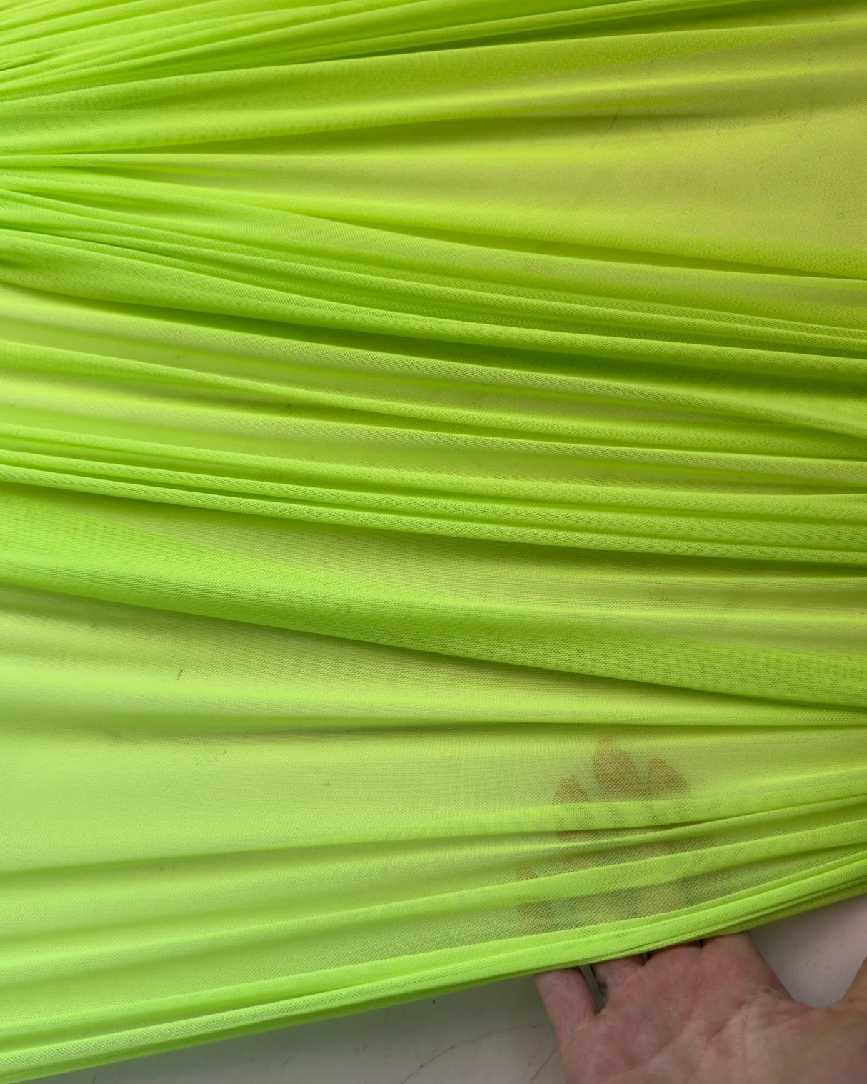 Lime Green 4-Way Stretch Power Mesh