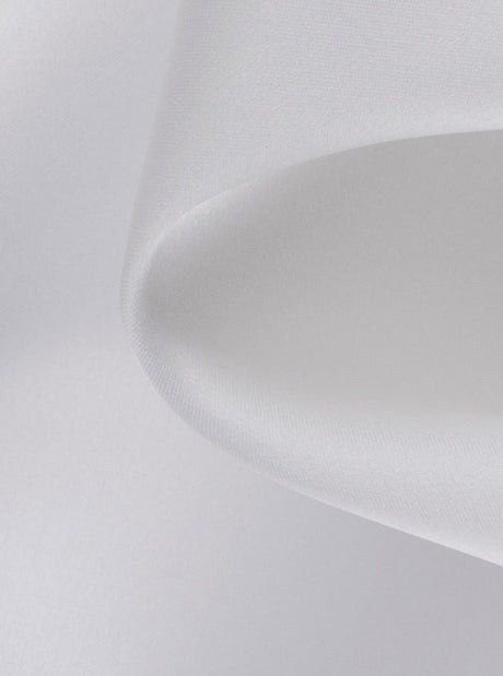 White Polyester Satin