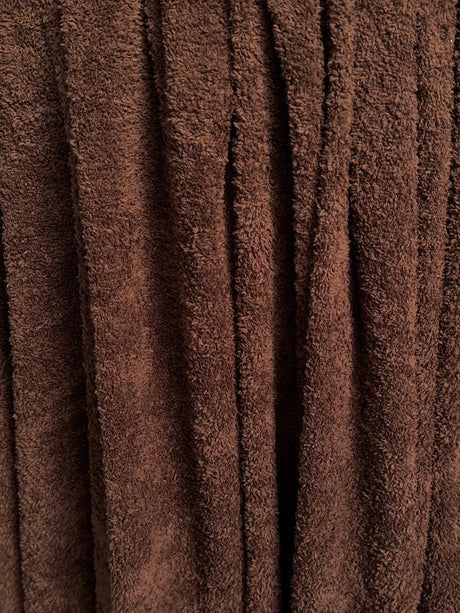 Brown Terry Cloth Knit