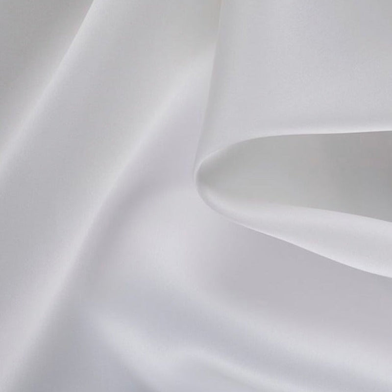 White Polyester Satin