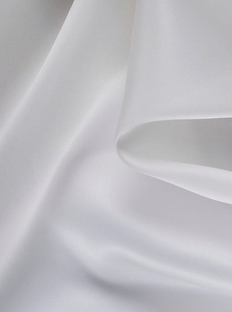 White Polyester Satin