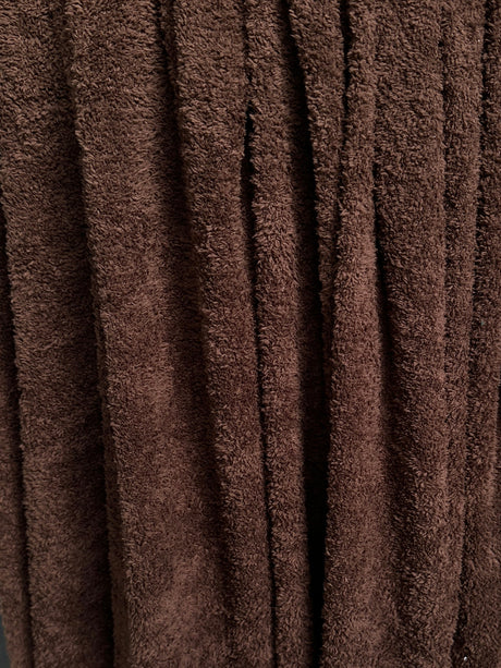 Brown Terry Cloth Knit