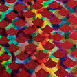 Poly Spandex Rainbow Foggy Mermaid Fabric