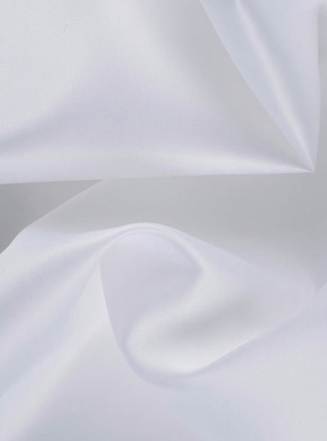 White Polyester Satin
